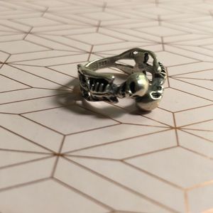 Sterling Silver Skeleton Ring